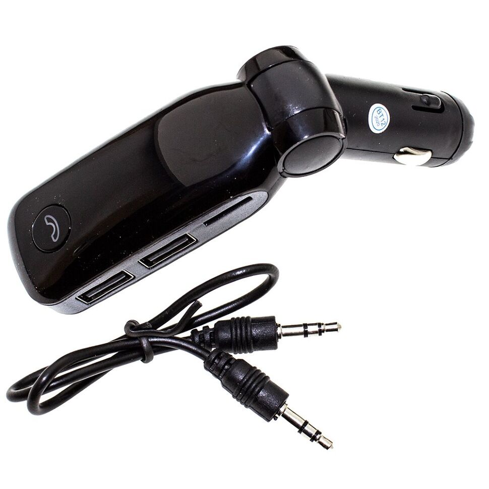 FM Модулятор M8 Bluetooth / гучномовець ЧОРНО-СИНІЙ FM Модулятор M8 Bluetooth / гучномовець ЧОРНО-СИНІЙ