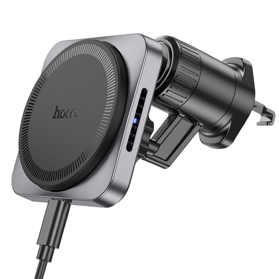 Автомобільний тримач HOCO HW15 бездротова зарядка, чорний Автомобільний тримач HOCO HW15 бездротова зарядка, чорний