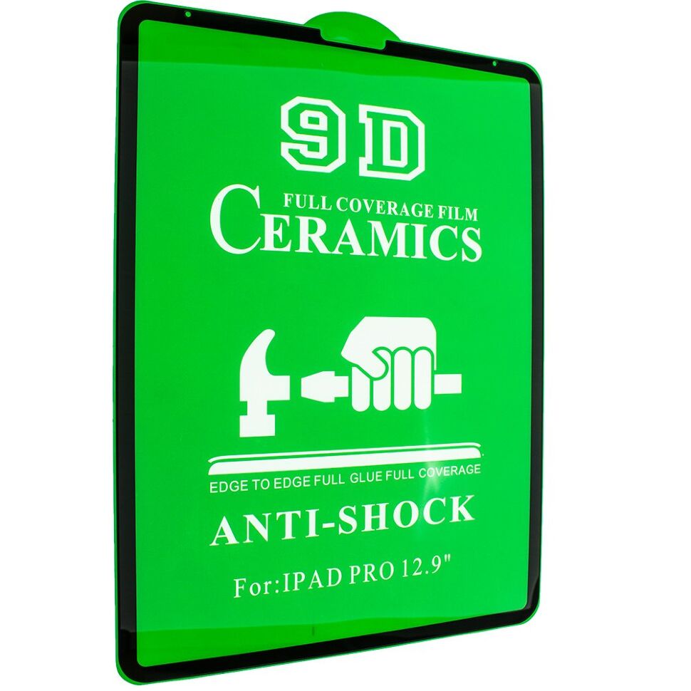 CERAMICS FILM ANTI-SHOCK APPLE IPAD PRO 12.9 2018-2021 ЧОРНИЙ