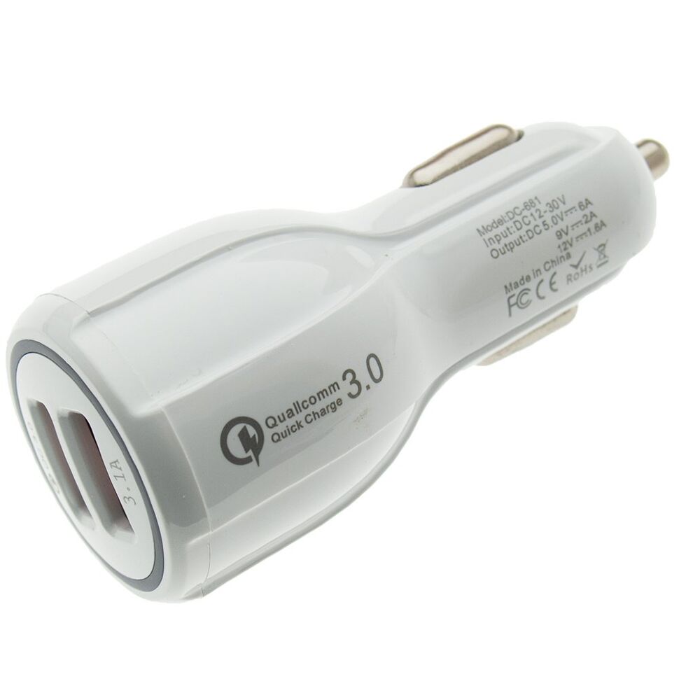 Автомобільний зарядний пристрій DC-681 QC 3.0 6A Автомобільний зарядний пристрій DC-681 QC 3.0 6A