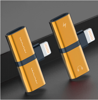 Аудіо перехідник WUW R49 Lightning - навушники Lightning + зарядка Lightning Аудіо перехідник WUW R49 Lightning - навушники Lightning + зарядка Lightning