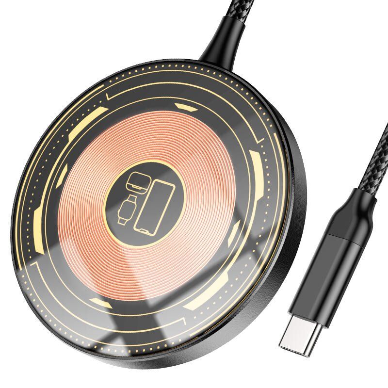 Бездротовий зарядний пристрій HOCO CW45 3В1 ЧОРНИЙ Бездротовий зарядний пристрій HOCO CW45 3В1 ЧОРНИЙ