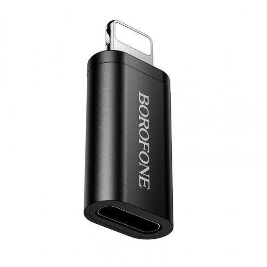 Перехідник BOROFONE BV26A Lightning (iP) штекер - Type-C гніздо, USB 2.0