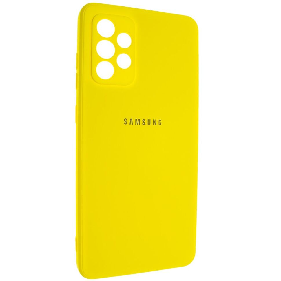 Задня накладка силіконова з закритою камерою для SAMSUNG A725 Galaxy A72 2021 Задня накладка силіконова з закритою камерою для SAMSUNG A725 Galaxy A72 2021