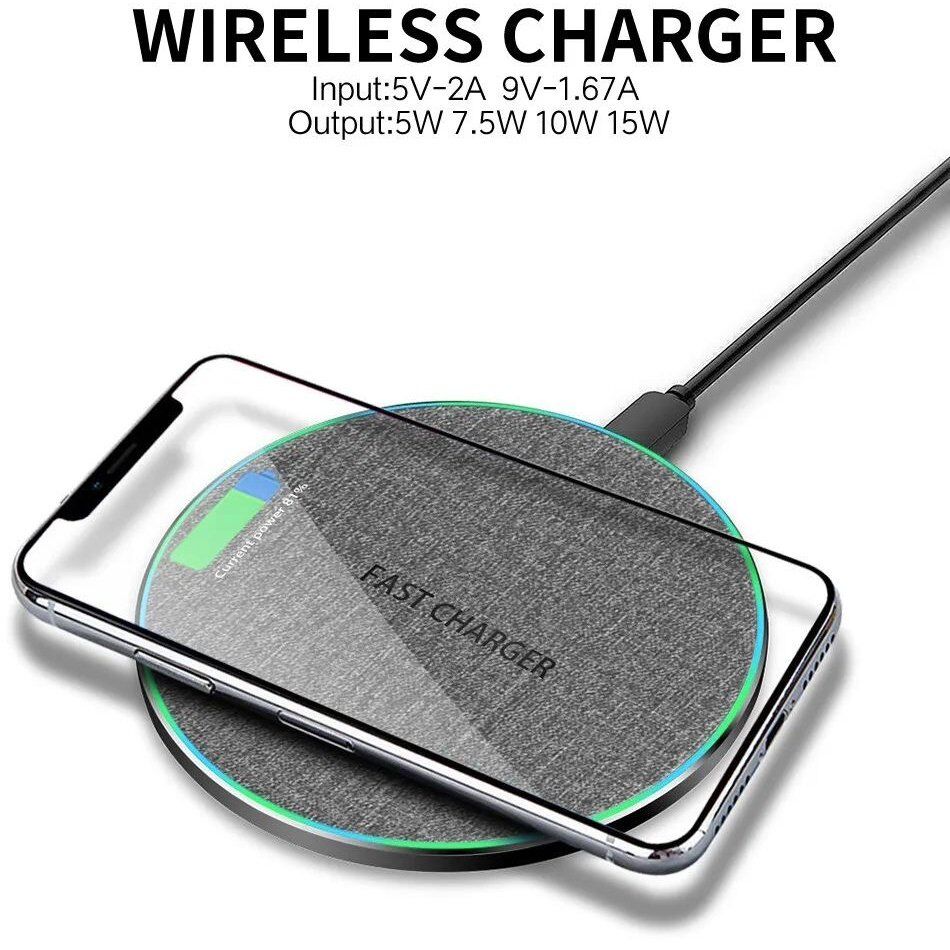 Бездротова настільна підставка WUW W24 TYPE-C 15W (42) Бездротова настільна підставка WUW W24 TYPE-C 15W (42)