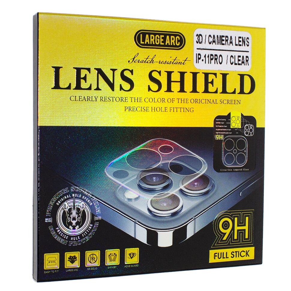 Захисне скло для камери 3D CAMERA LENS SHIELD APPLE IPHONE 11 PRO прозоре Захисне скло для камери 3D CAMERA LENS SHIELD APPLE IPHONE 11 PRO прозоре