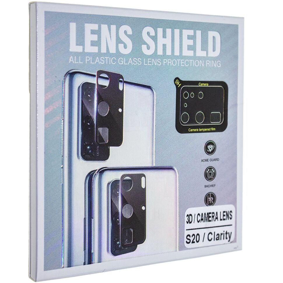 Захисне скло для камери 3D LENS SHIELD SAMSUNG G980 Galaxy S20 чорний Захисне скло для камери 3D LENS SHIELD SAMSUNG G980 Galaxy S20 чорний