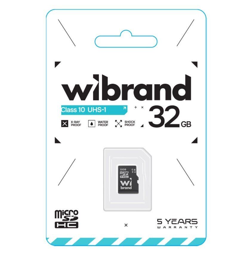 Карта пам'яті micro 32Gb Wibrand SDHC (UHS-1) class 10 Карта пам'яті micro 32Gb Wibrand SDHC (UHS-1) class 10