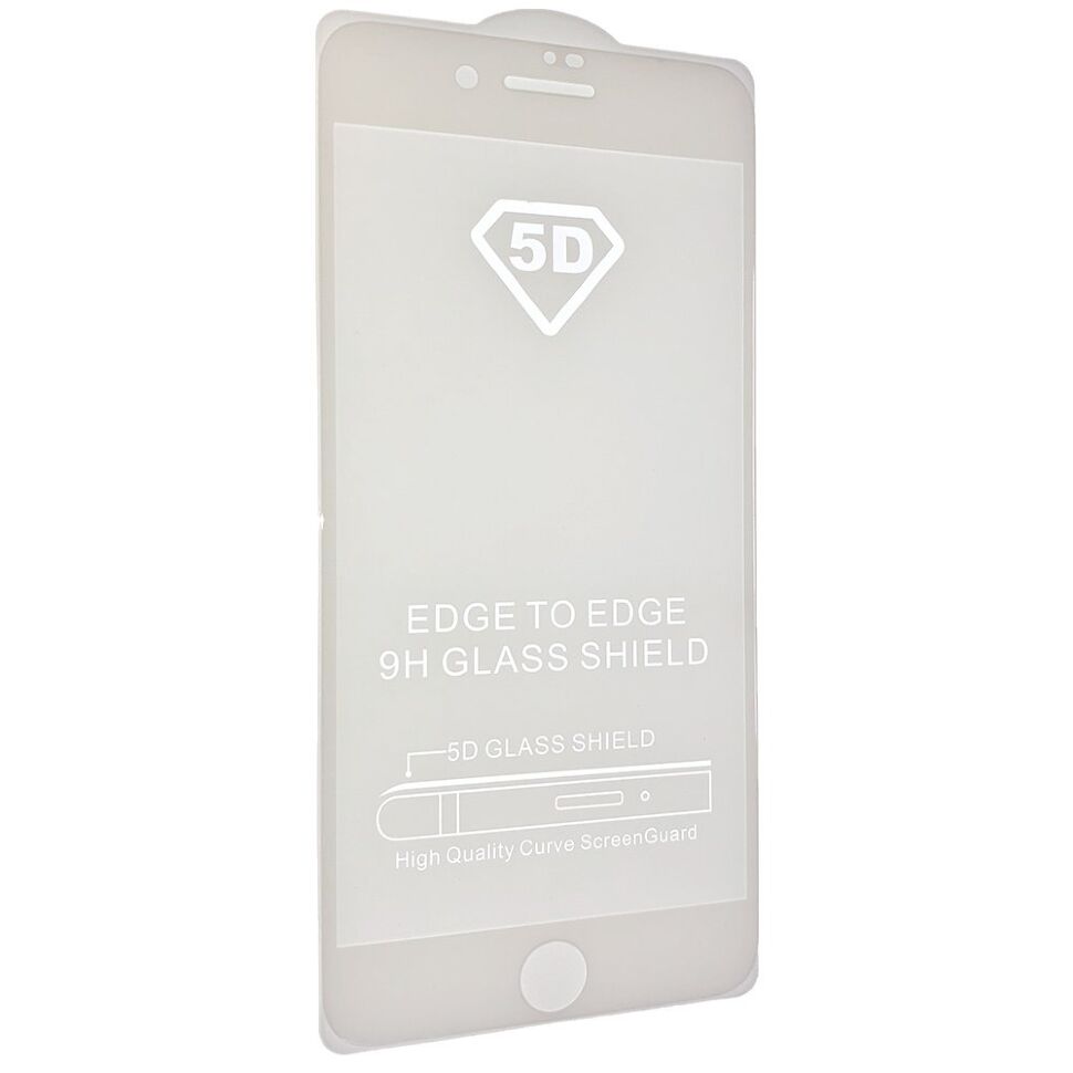 Скло 5D FULL GLUE TRIPLEX APPLE IPHONE 7 PLUS | 8 PLUS БІЛИЙ тех. пак.