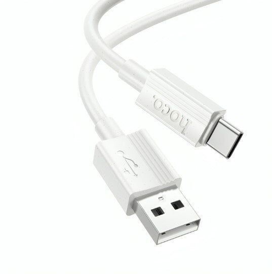 USB кабель HOCO X107 USB - Type-C 1м, БІЛИЙ