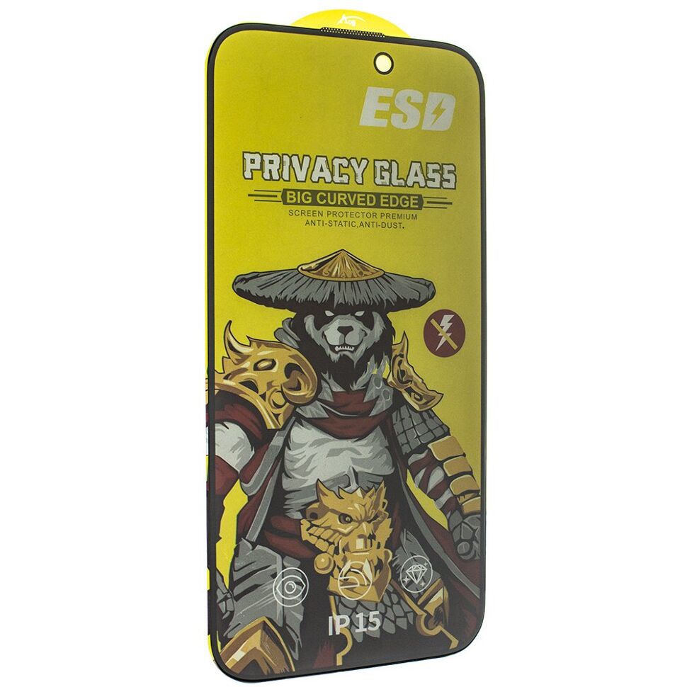 Захисне скло PRIVACY NEW ESD APPLE iPhone 14 PRO | iPhone 15 | iPhone 16 6.1" Захисне скло PRIVACY NEW ESD APPLE iPhone 14 PRO | iPhone 15 | iPhone 16 6.1"