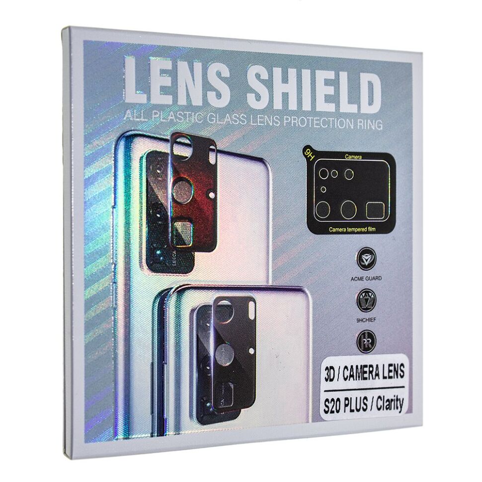 Захисне скло для камери 3D LENS SHIELD SAMSUNG G985 Galaxy S20 PLUS чорний Захисне скло для камери 3D LENS SHIELD SAMSUNG G985 Galaxy S20 PLUS чорний