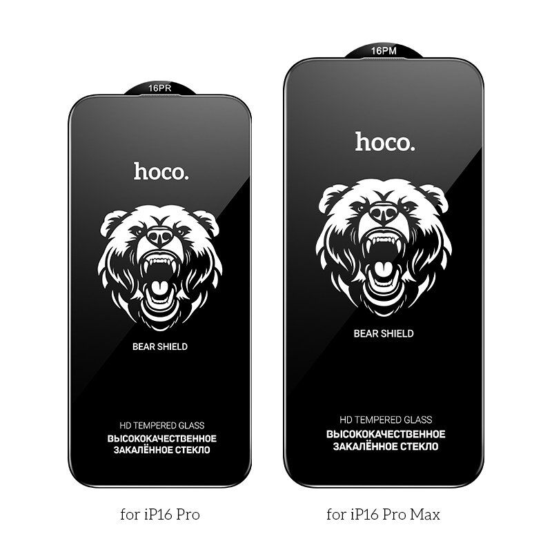 Скло для телефону HOCO A777 Bear Shield HD APPLE iPhone 16 PRO  | iPhone 17 6.3"