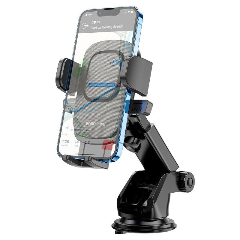 Автомобільний тримач BOROFONE BH60 клейка присоска - утримувач з кнопкою Автомобільний тримач BOROFONE BH60 клейка присоска - утримувач з кнопкою