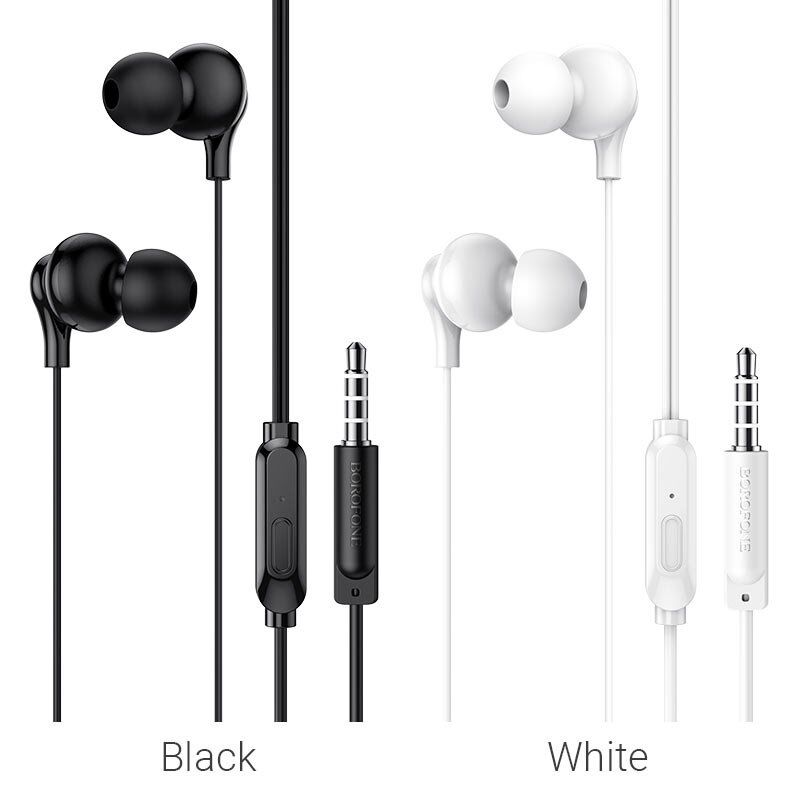 Дротові навушники BOROFONE BM59, білий Дротові навушники BOROFONE BM59, білий