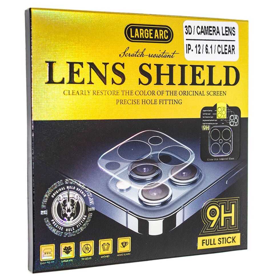 Захисне скло для камери 3D CAMERA LENS SHIELD APPLE IPHONE 12 6,1" прозоре Захисне скло для камери 3D CAMERA LENS SHIELD APPLE IPHONE 12 6,1" прозоре