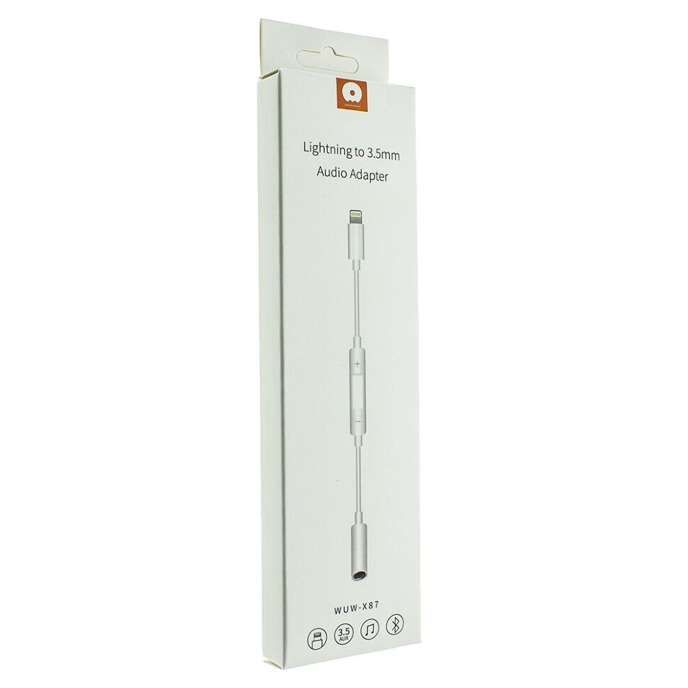 Аудіо перехідник WUW X87 Lightning jack 3.5 мм блютуз (100)