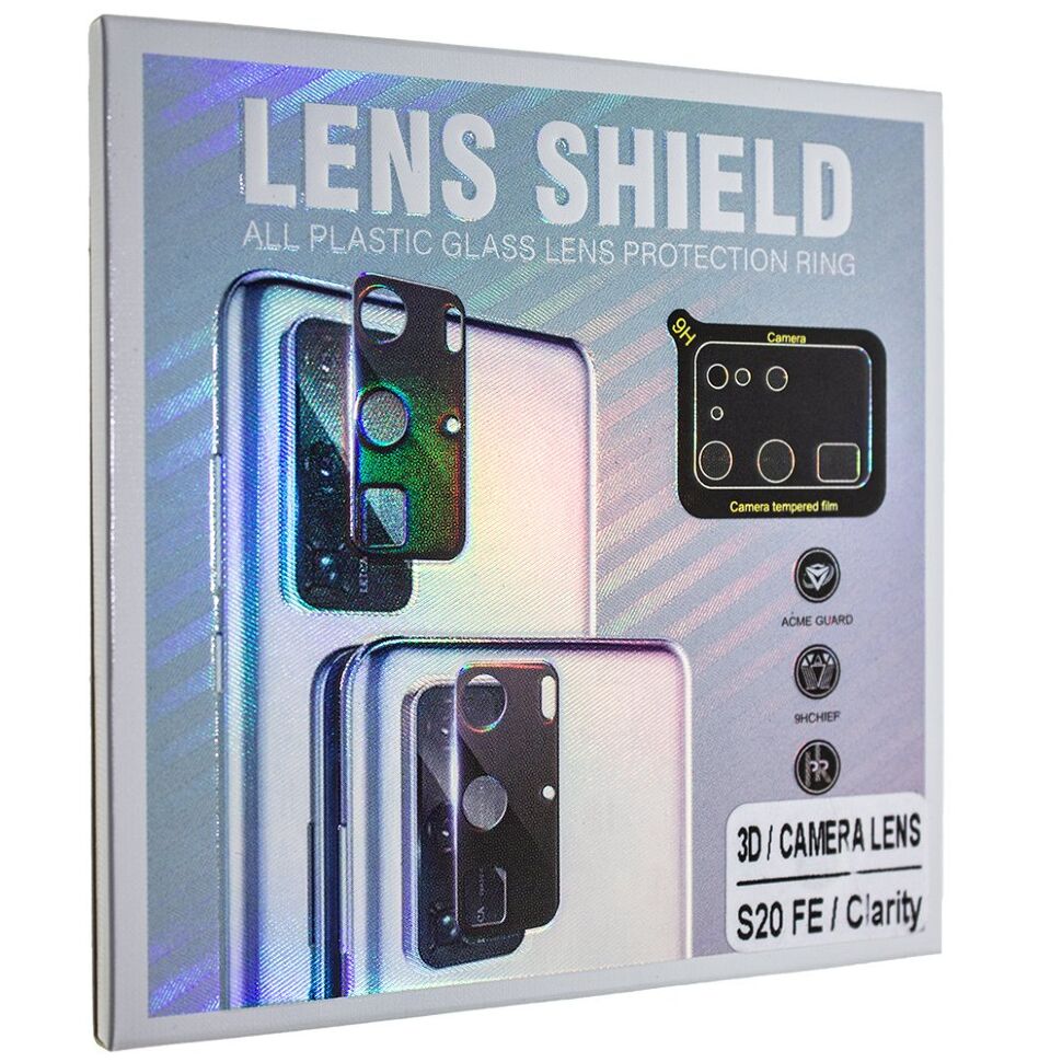 Захисне скло для камери 3D LENS SHIELD SAMSUNG G990 Galaxy S21 FE 2022 чорний