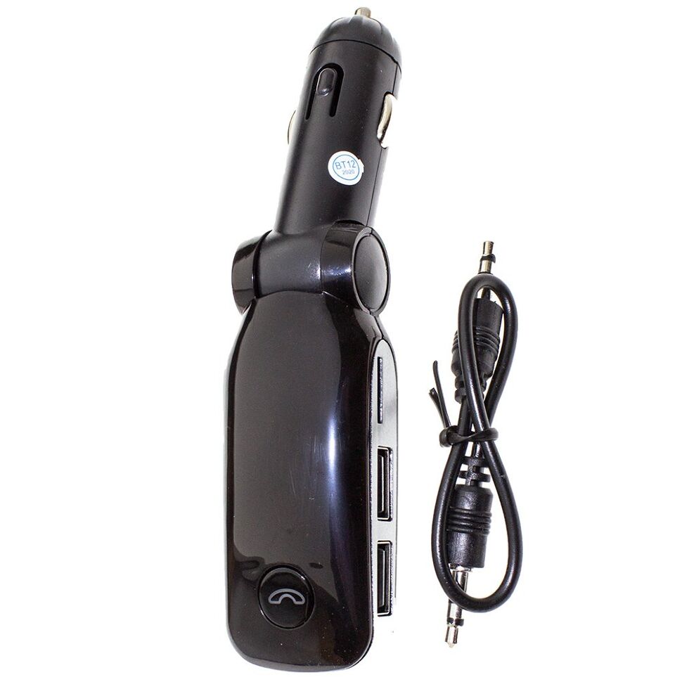 FM Модулятор M8 Bluetooth / гучномовець ЧОРНО-СТАЛЬНИЙ FM Модулятор M8 Bluetooth / гучномовець ЧОРНО-СТАЛЬНИЙ