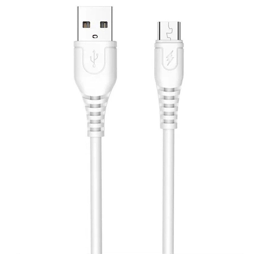 Кабель USB WUW X166 USB - micro USB 2A 1М БІЛИЙ (500) Кабель USB WUW X166 USB - micro USB 2A 1М БІЛИЙ (500)