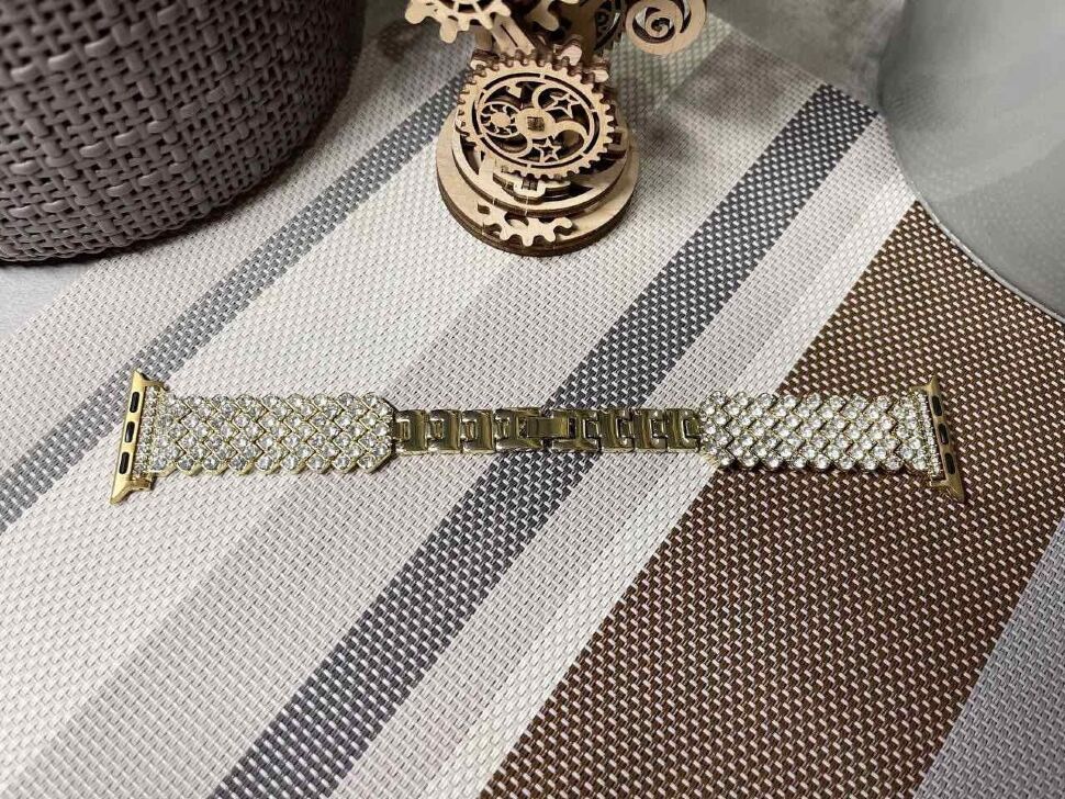 Ремінець металевий стрази rhinestones APPLE WATCH 38/40/41 MM №3 Ремінець металевий стрази rhinestones APPLE WATCH 38/40/41 MM №3