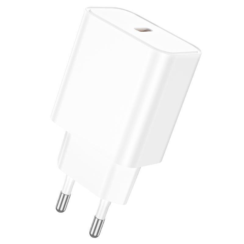 Мережевий зарядний пристрій BOROFONE BA71A Power single port PD20W USB-C Мережевий зарядний пристрій BOROFONE BA71A Power single port PD20W USB-C