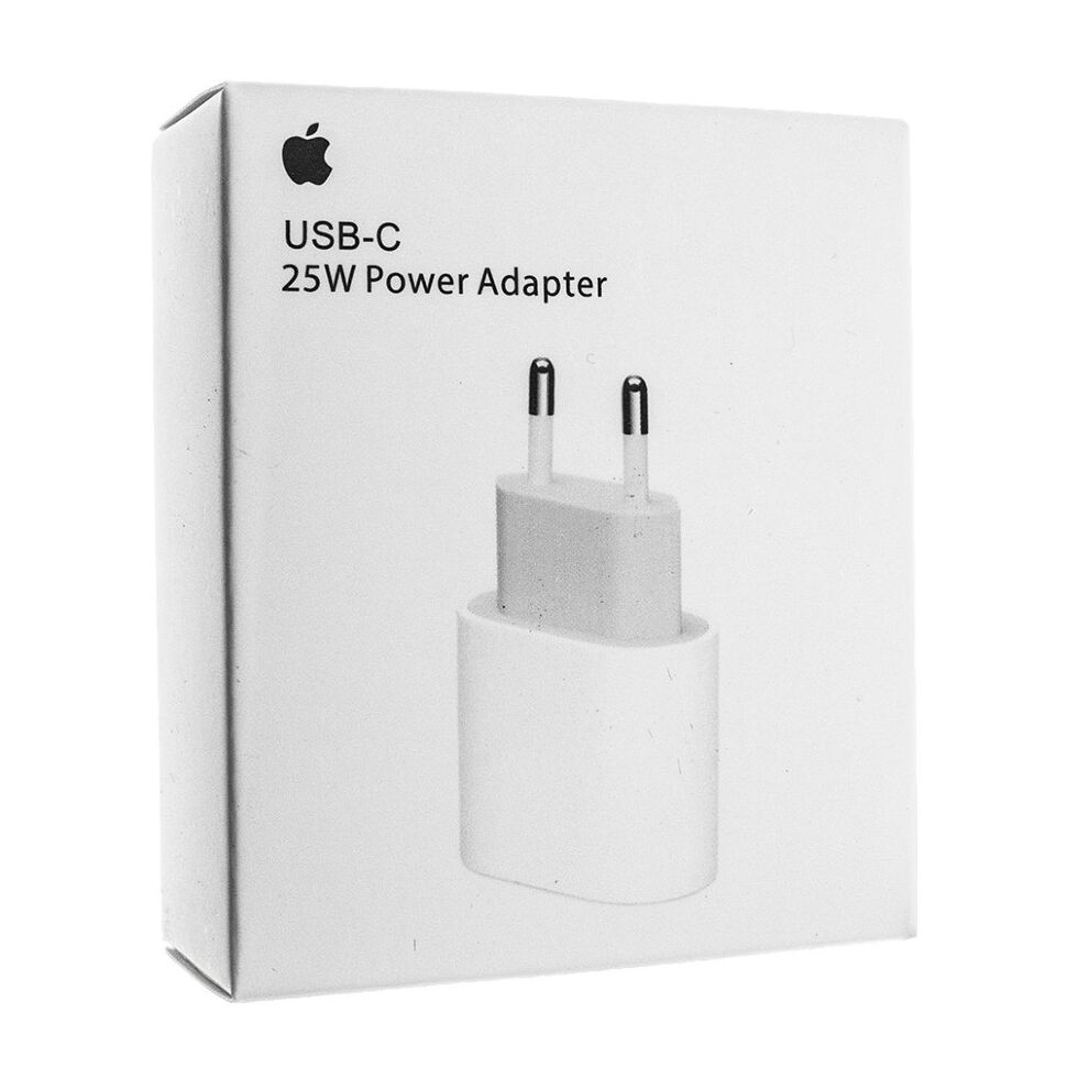 Мережевий зарядний пристрій MU7V2ZM/A PD 25W USB-C APPLE MODEL A1692 В БІЛІЙ УПАКОВЦІ