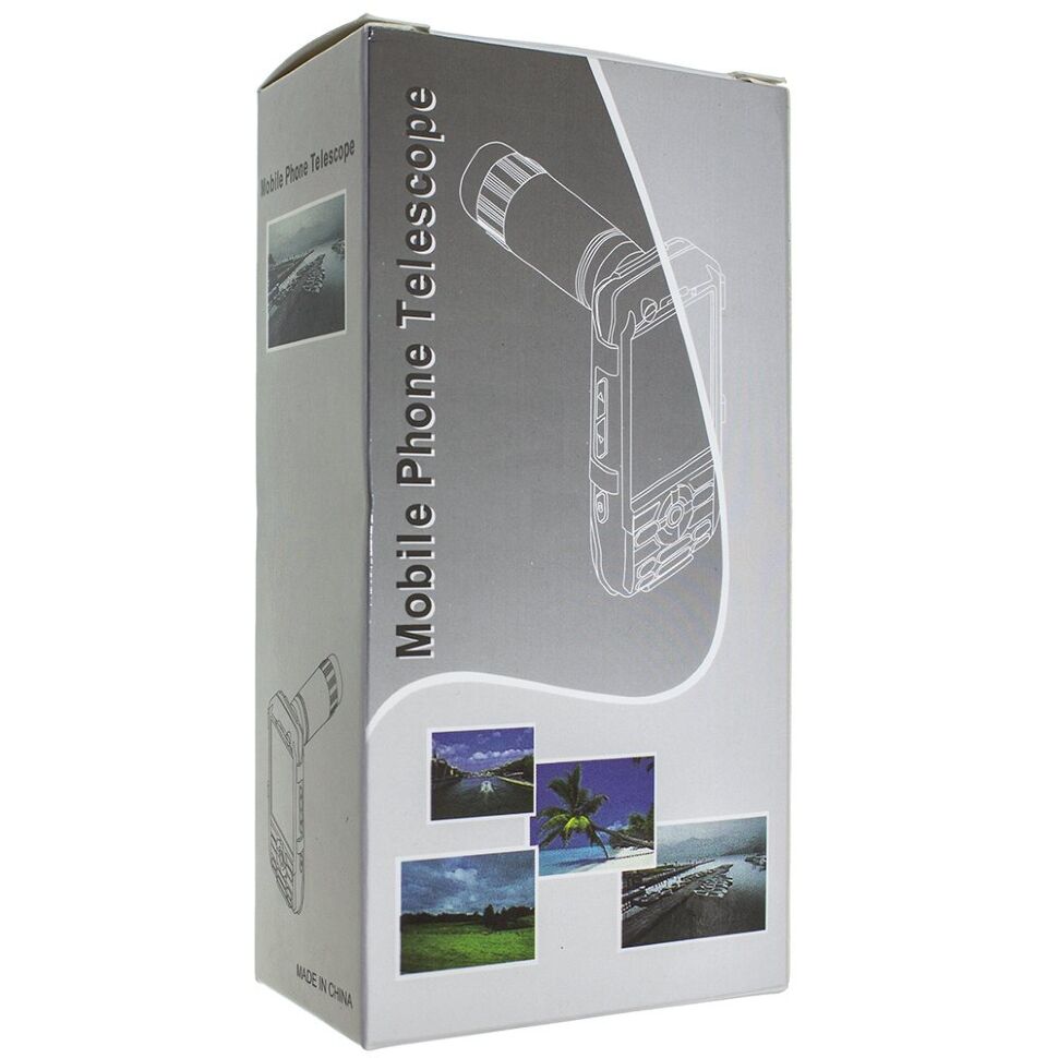 Mobile Phone Telescope 8x Zoom чорний