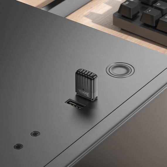 Wi-Fi адаптер HOCO HI33 USB 2.0, WiFi5, 650 Mbps, чорний