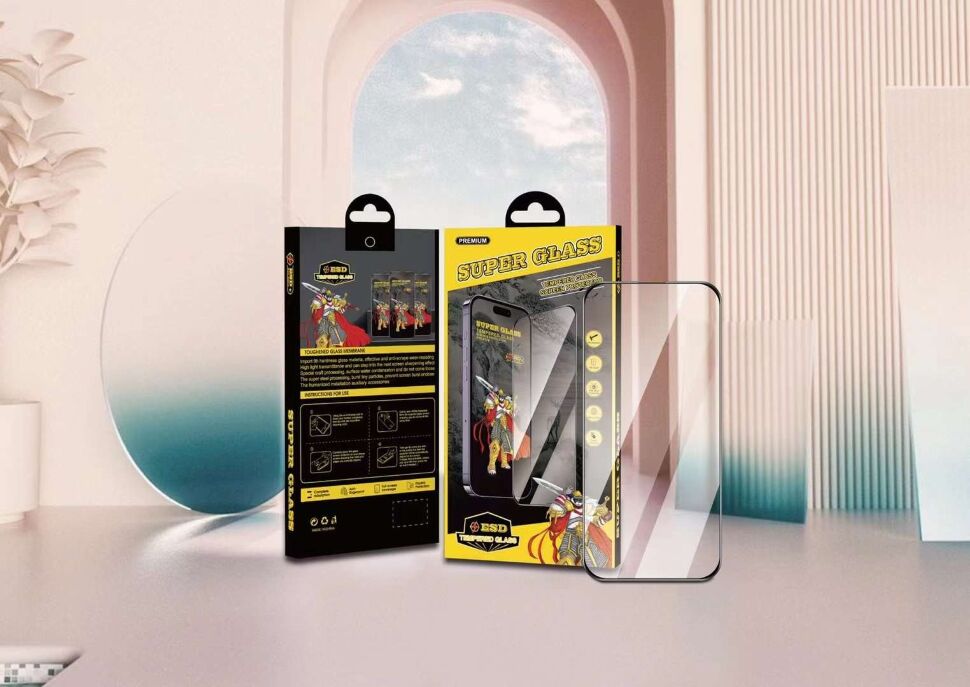 Захисне скло ESD+ SUPER GLASS REALME C35 ЧОРНИЙ Захисне скло ESD+ SUPER GLASS REALME C35 ЧОРНИЙ