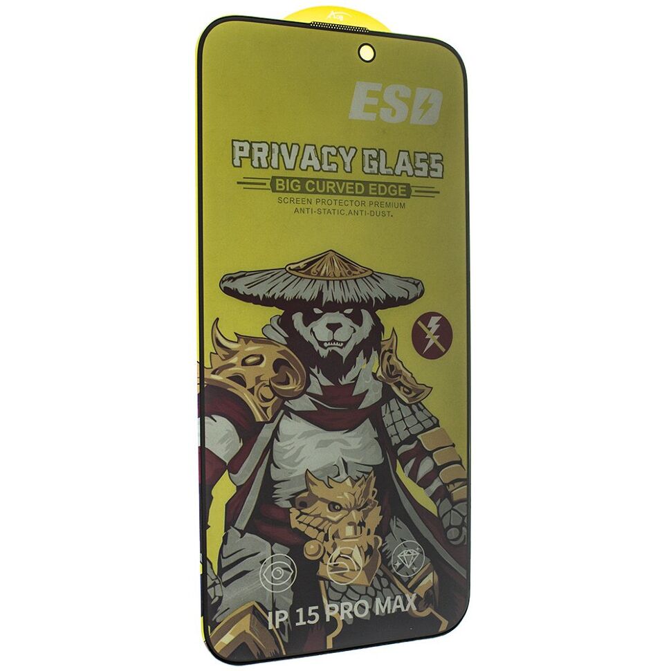 Захисне скло PRIVACY NEW ESD APPLE iPhone 15 PRO MAX 6.7"