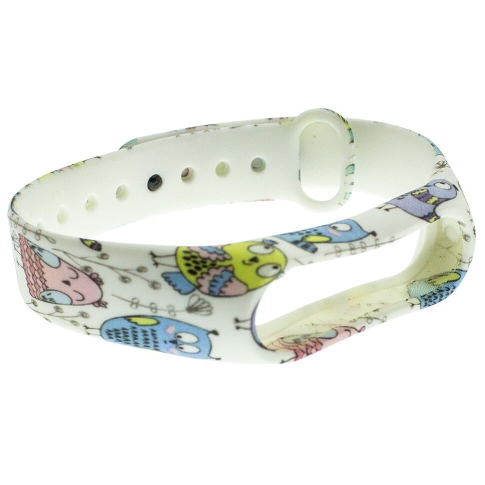 Ремінець для годинника XIAOMI MI BAND 2 з принтованим малюнком, силіконовий