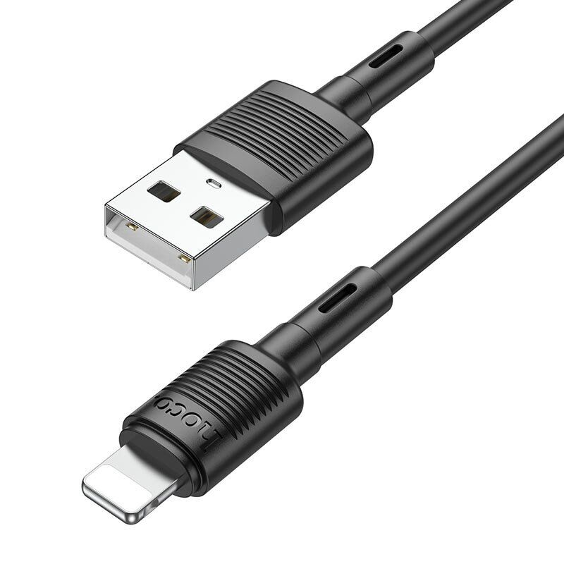 USB кабель HOCO X83 USB - Lightning 1 MЕТР ЧОРНИЙ USB кабель HOCO X83 USB - Lightning 1 MЕТР ЧОРНИЙ