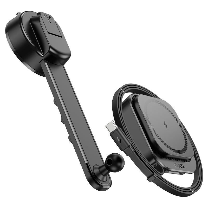 Автомобільний тримач HOCO HW24 бездротова зарядка Автомобільний тримач HOCO HW24 бездротова зарядка